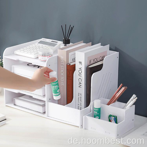 Halter Desktop-Organizer Vertikaler Ordner